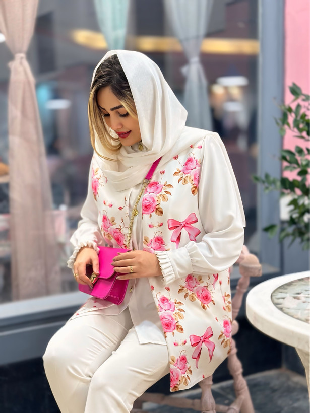 وست زنانه کرپ مازراتی طرح دانژه