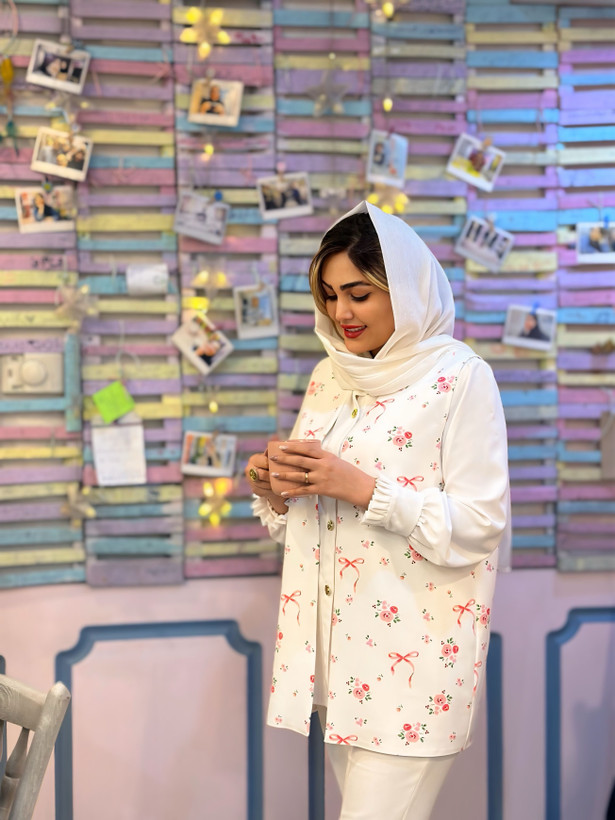 وست زنانه کرپ مازراتی طرح دلبر