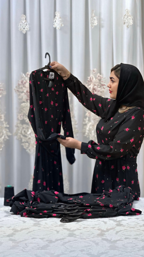 پیراهن زنانه تابستانه طرح ارغوان