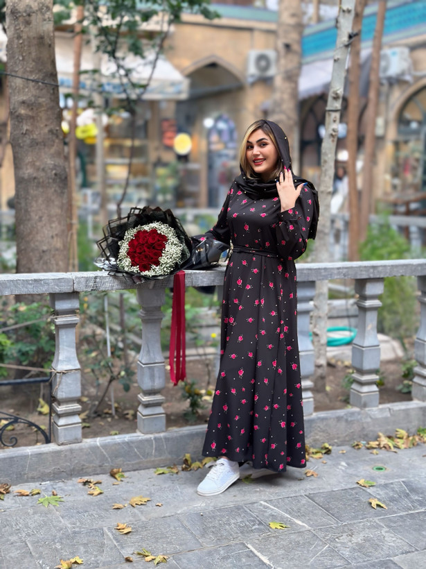 پیراهن زنانه تابستانه طرح ارغوان