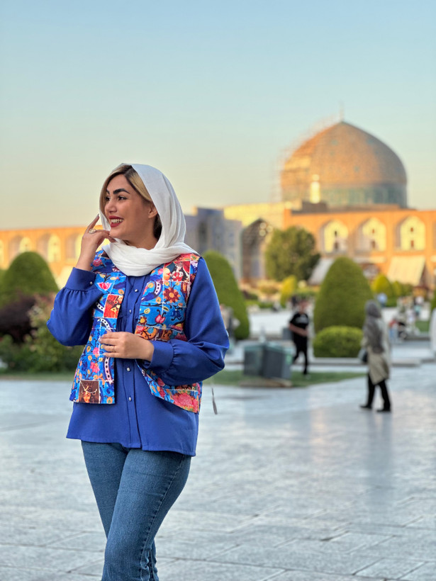 جلیقه زنانه ژاکارد طرح جیران (ارسال فوری)
