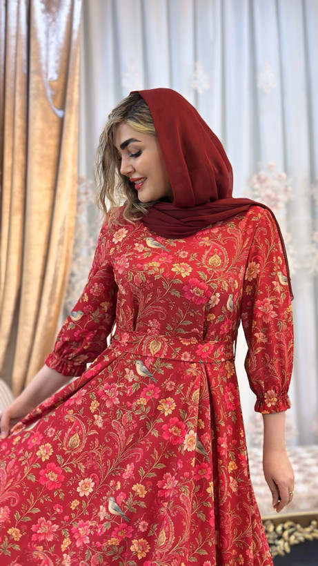 پیراهن زنانه تابستانه طرح گیلدا
