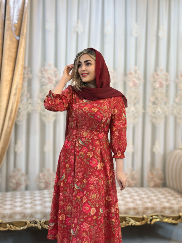 پیراهن زنانه تابستانه طرح گیلدا