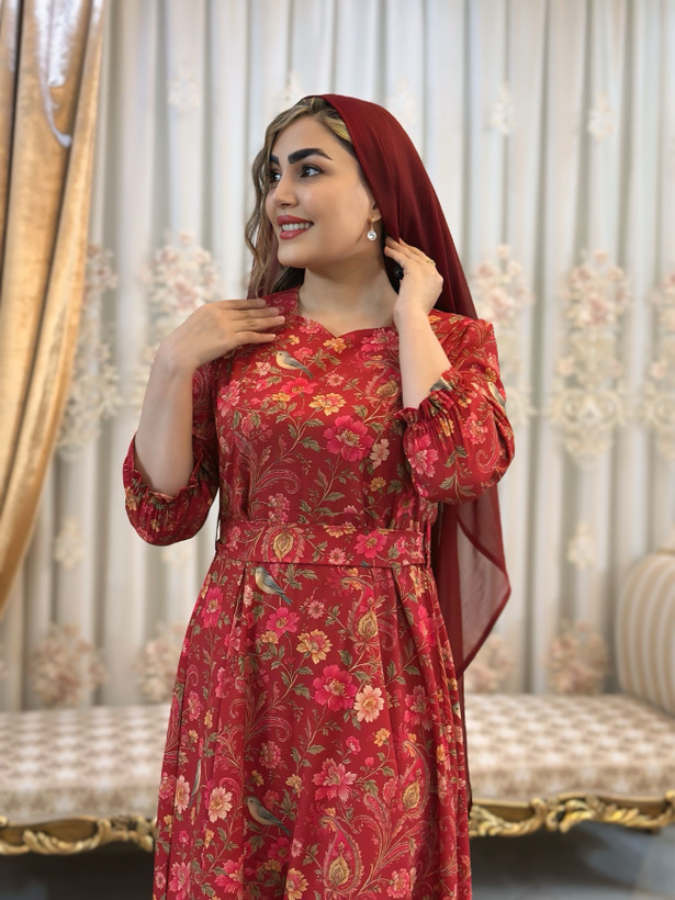 پیراهن زنانه تابستانه طرح گیلدا